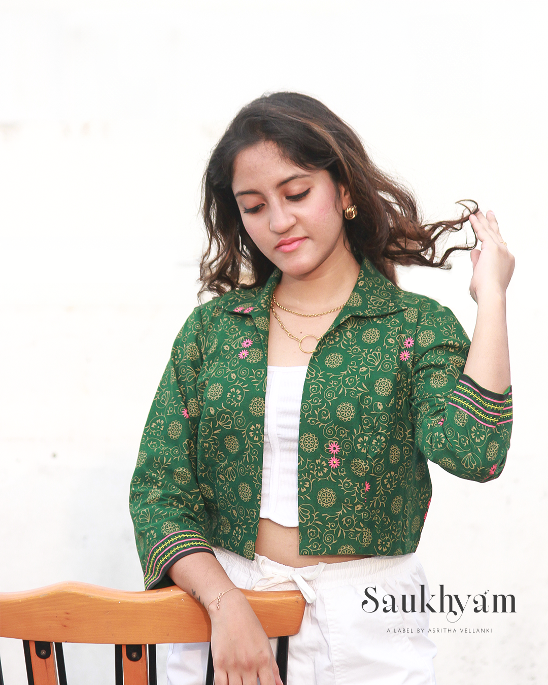 Pure Cotton Printed jacket