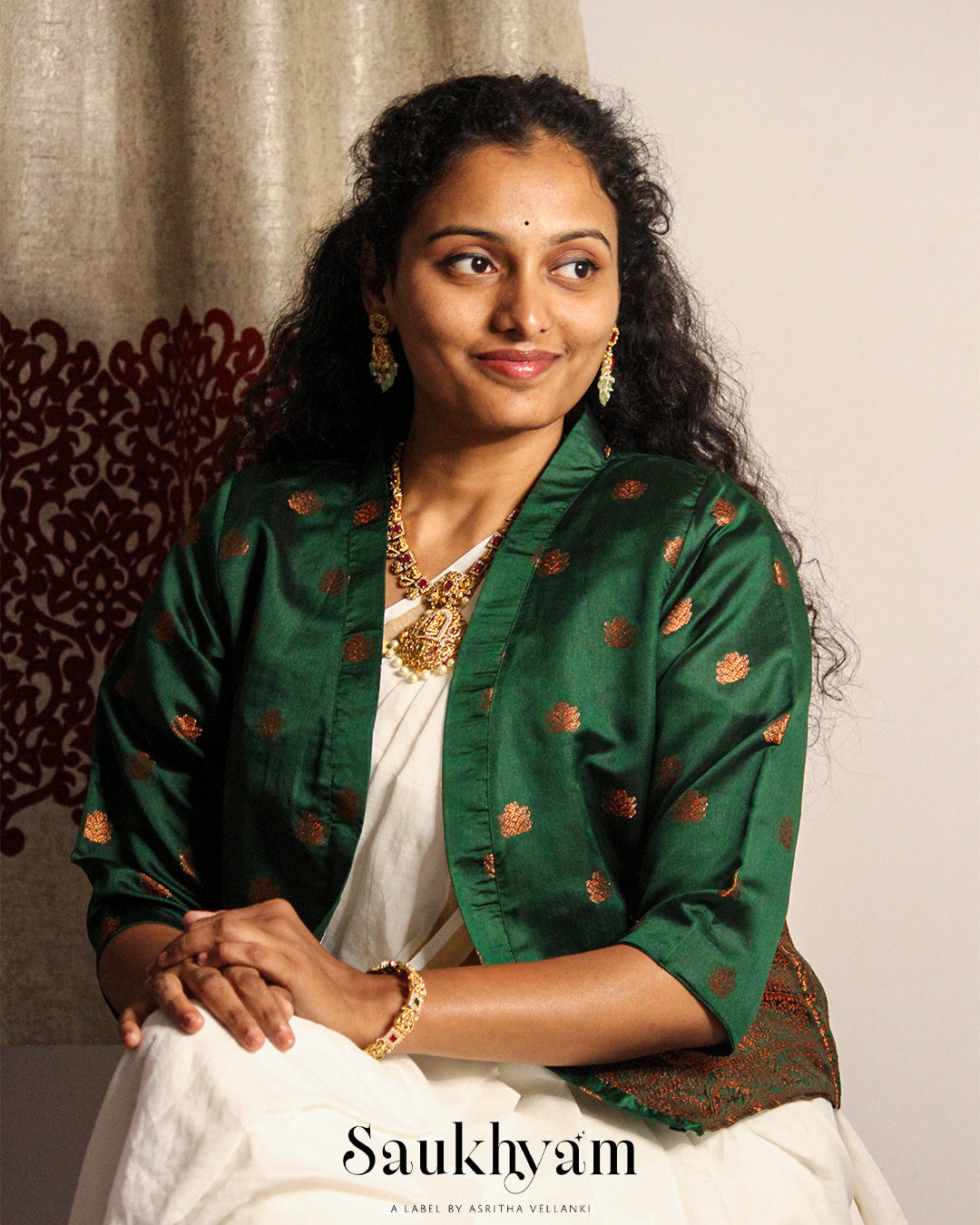 Pure Cotton Printed Jacket